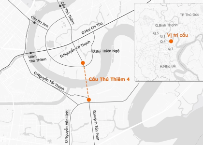Cầu Thủ Thiêm 4 và cú hích hạ tầng cho Zeitgeist City: Mở rộng bán kính tiếp cận từ khu Nam sang Thủ Thiêm – khu Đông