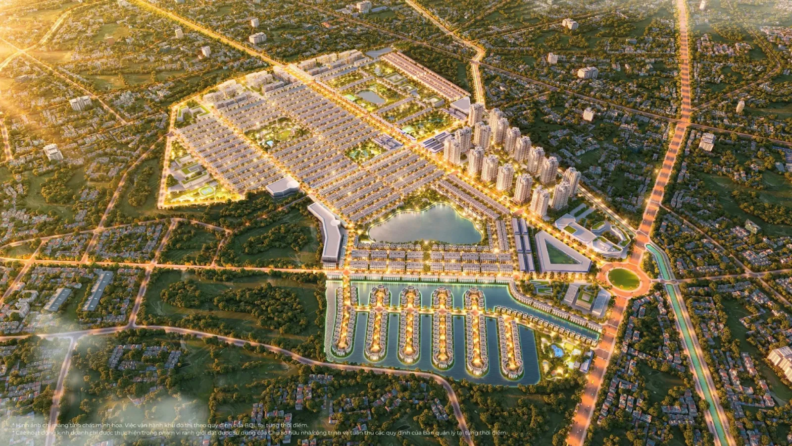 Phối cảnh tổng thể dự án Vinhomes Green City Long An.