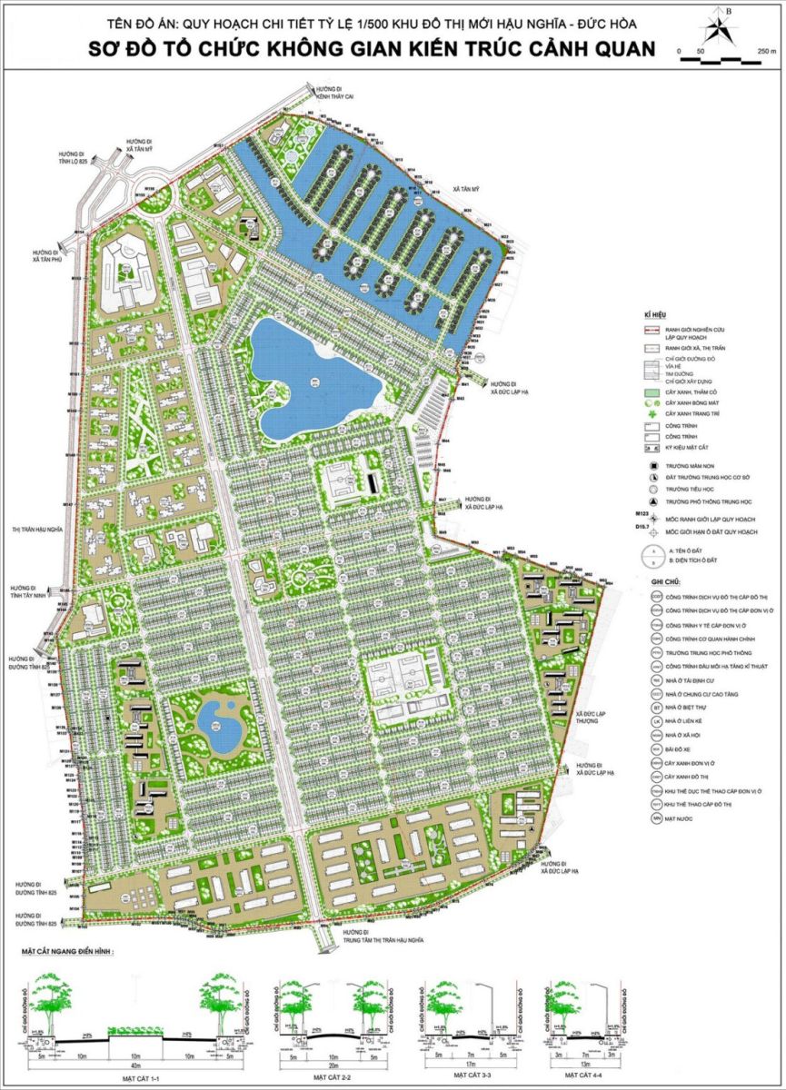 Tổng mặt bằng quy hoạch dự án Vinhomes Green City
