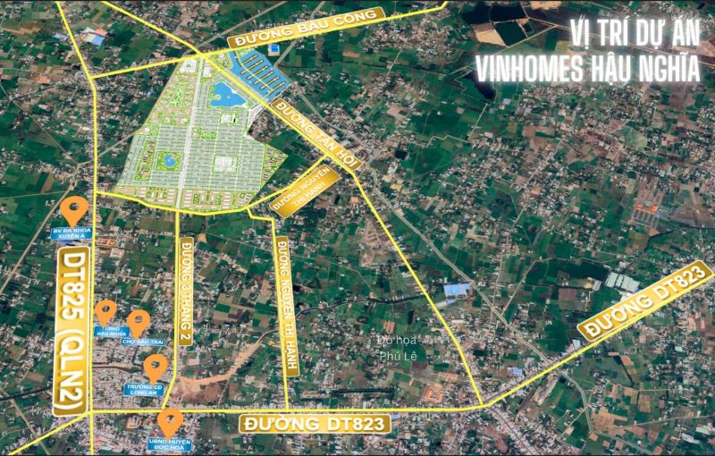 Vị trí đắc địa của dự án