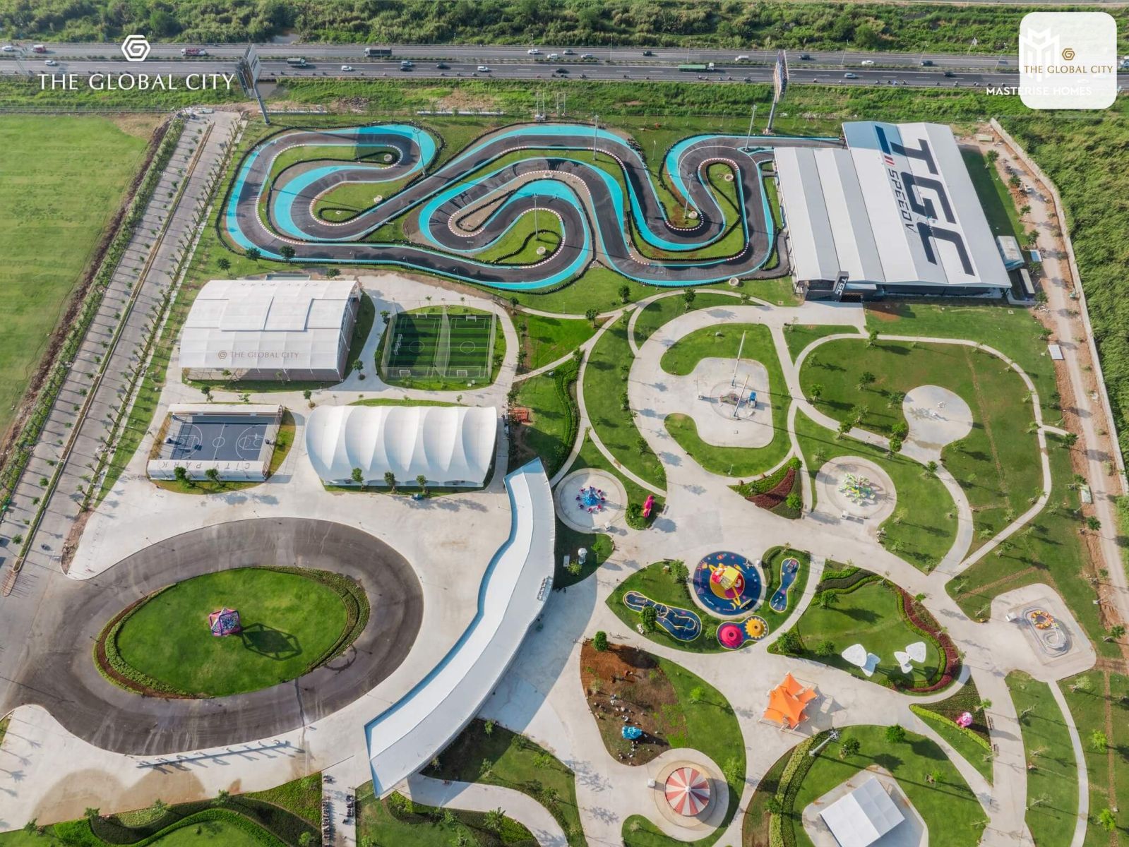 Tiến độ City Park The Global City