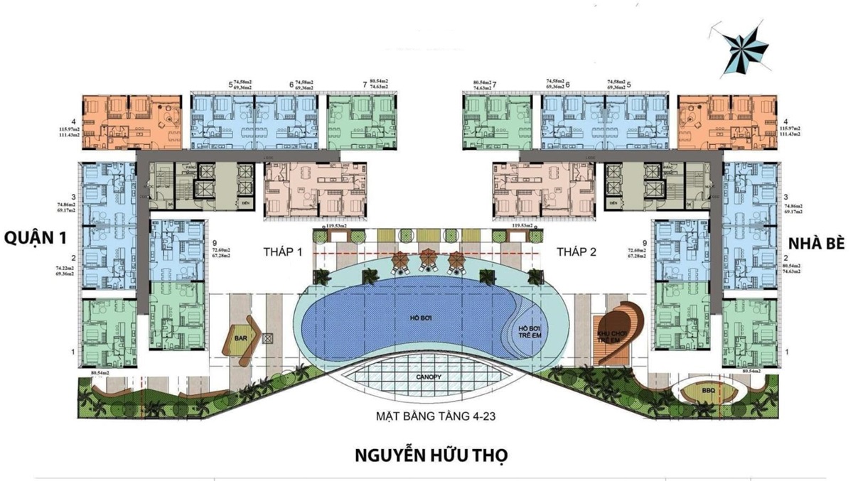 Mặt Bằng Essensia Sky