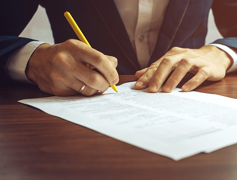 Legal document illustration for individual property